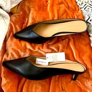 Banana Republic low leather mule